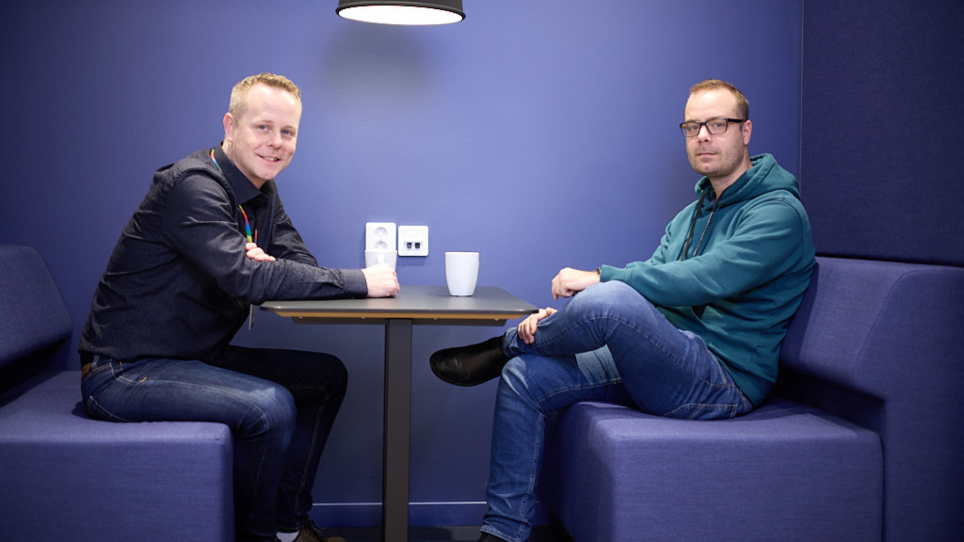 Henrik Kurelid and Rikard Hermansson in our Linköping office